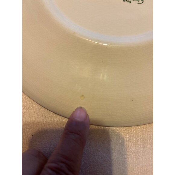 Historic Rte 40 Indiana Commemorative Plate Kettlesprings Kilns 10" Ceramic Vtg - Picture 4 of 5